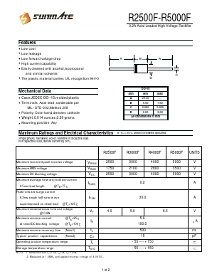 R4000F Datasheet PDF SUNMATE electronic Co., LTD