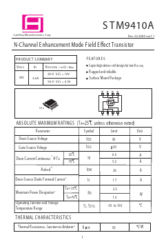 9410A Datasheet PDF Samhop Mircroelectronics