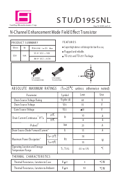 STU1955NL Datasheet PDF Samhop Mircroelectronics