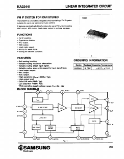 KA22441 Datasheet PDF Samsung
