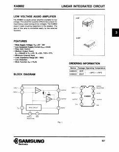 KA8602N Datasheet PDF Samsung