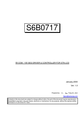 S6B0717X01-B0CY Datasheet PDF Samsung