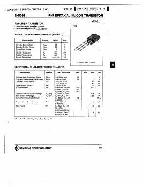 2N5086 Datasheet PDF Samsung