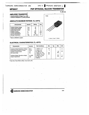 MPS6517 Datasheet PDF Samsung