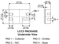 2N3501CSM4 Datasheet PDF Semelab - > TT Electronics plc 