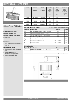 KYZ25A3 Datasheet PDF Semikron