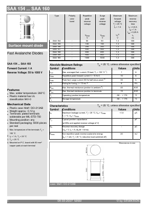SAA156 Datasheet PDF Semikron