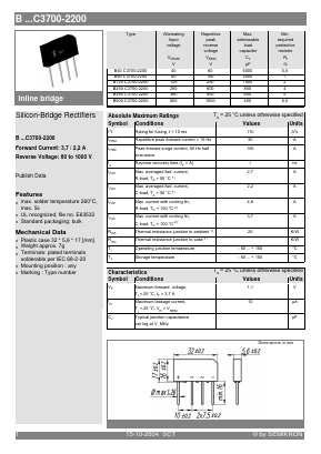 B125C3700-2200 Datasheet PDF Semikron