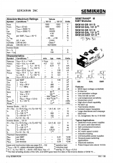 SKM50GAL101D Datasheet PDF Semikron