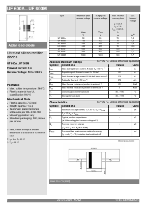 UF600A Datasheet PDF Semikron