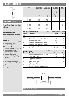 1N5393 Datasheet PDF Semikron