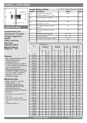 5KP70A Datasheet PDF Semikron
