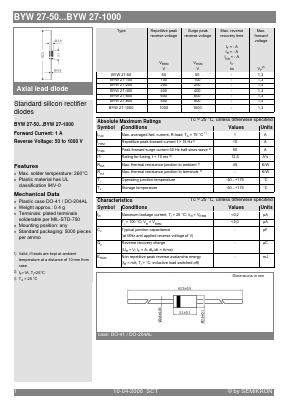 BYW27-1000 Datasheet PDF Semikron