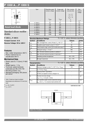 P1000A Datasheet PDF Semikron