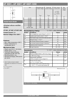 UF4003 Datasheet PDF Semikron