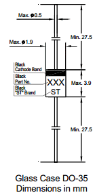 BZX79C9V1 Datasheet PDF Semtech Electronics LTD.