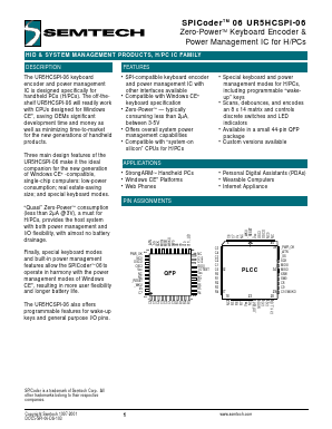 UR5HCSPI-06 Datasheet PDF Semtech Corporation