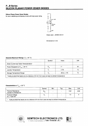 P22VB Datasheet PDF Semtech Corporation