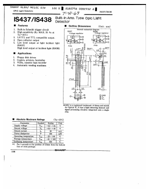 IS437 Datasheet PDF Sharp Electronics