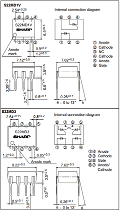 S22MD3 Datasheet PDF Sharp Electronics