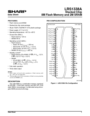 LRS1338A Datasheet PDF Sharp Electronics