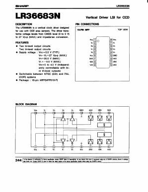 LR36683N Datasheet PDF Sharp Electronics