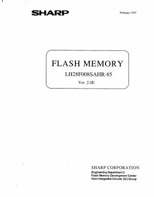 LH28F008SAHR-85 Datasheet PDF Sharp Electronics