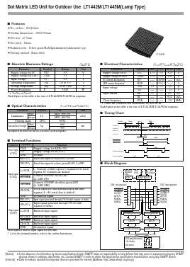 LT1442 Datasheet PDF Sharp Electronics
