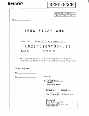 LH28F016SCS-L120 Datasheet PDF Sharp Electronics