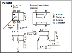 PC355 Datasheet PDF Sharp Electronics