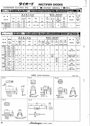 S15WB40_ Datasheet PDF Shindengen