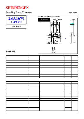A1679 Datasheet PDF Shindengen