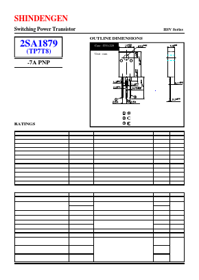 A1879 Datasheet PDF Shindengen