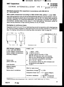 B32520 Datasheet PDF Siemens AG