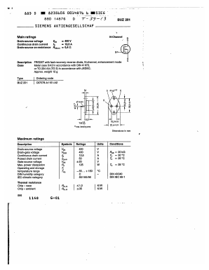 C67078-A1101-A2 Datasheet PDF Siemens AG