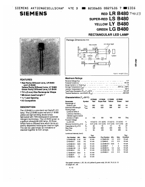 LGB480-F Datasheet PDF Siemens AG