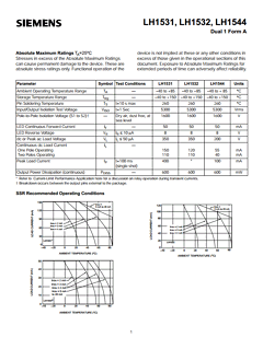 LH1505 Datasheet PDF Siemens AG