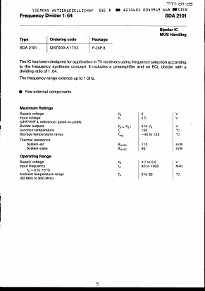 Q67000-A1753 Datasheet PDF Siemens AG