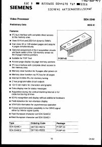 SDA5248 Datasheet PDF Siemens AG