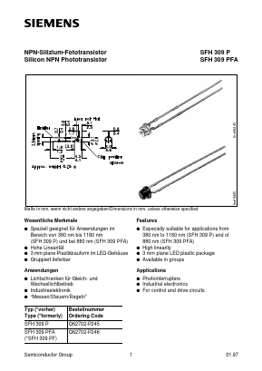 Q62702-P246 Datasheet PDF Siemens AG