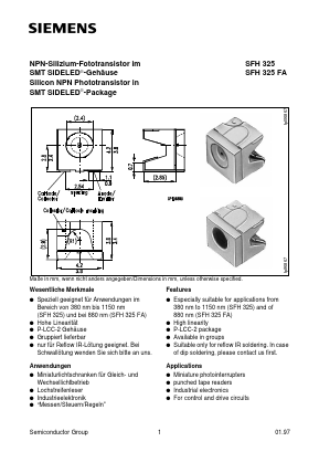 Q62702-P1639 Datasheet PDF Siemens AG