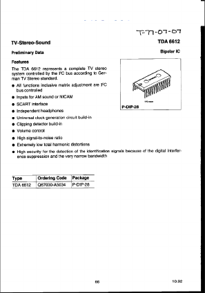 Q67000-A5034 Datasheet PDF Siemens AG