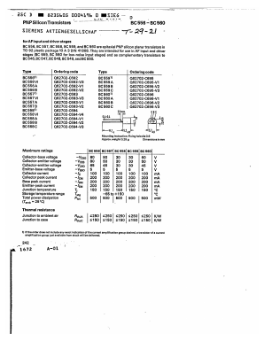BC560 Datasheet PDF Siemens AG