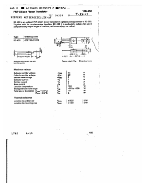 Q62702-D1070 Datasheet PDF Siemens AG