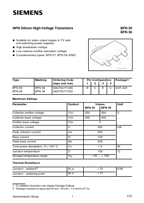 Q62702-F1303 Datasheet PDF Siemens AG