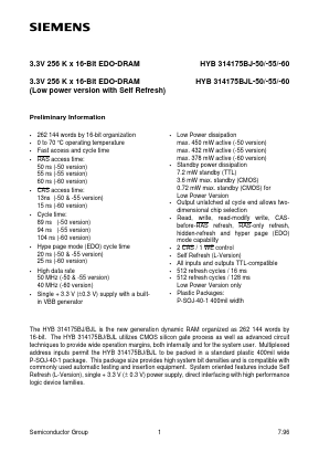 Q67100-Q2149 Datasheet PDF Siemens AG