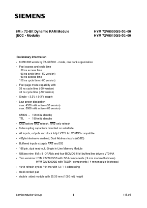 Q67100-Q2085 Datasheet PDF Siemens AG
