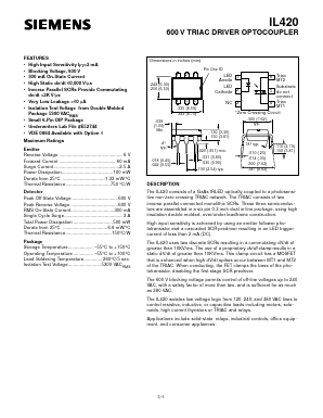 IL420 Datasheet PDF Siemens AG