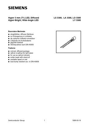 LA3386-N Datasheet PDF Siemens AG