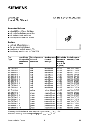 Q62703-Q1500 Datasheet PDF Siemens AG